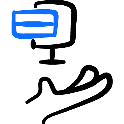 Zip File Hand 2 Icon from Freehand Duotone Set