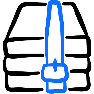 Zip File Rar Book Stack 2 Icon from Freehand Duotone Set