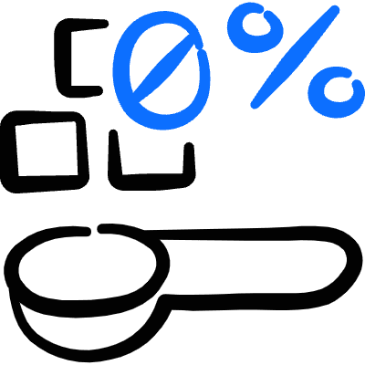 Alternative Food Non Zero No Sugar Icon from Freehand Duotone Set