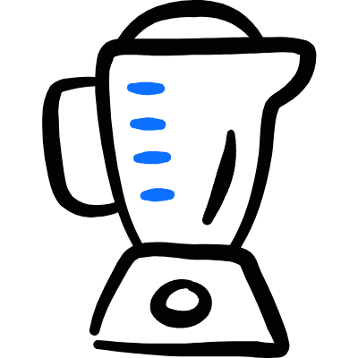 Appliances Blender Icon from Freehand Duotone Set