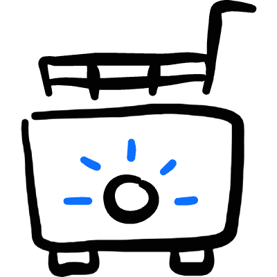 Appliances Deep Fryer Icon from Freehand Duotone Set