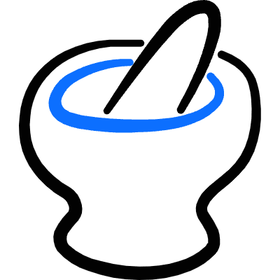 Appliances Mortar Pestle Icon from Freehand Duotone Set