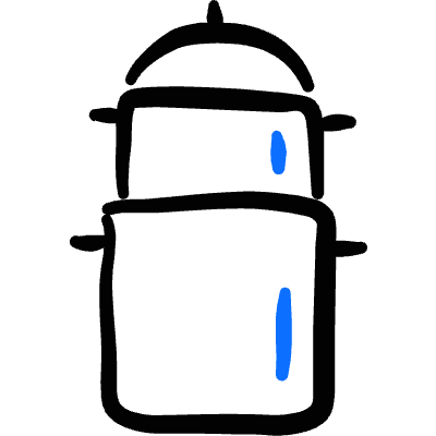 Appliances Steam Pot Icon from Freehand Duotone Set