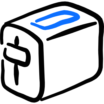 Appliances Toaster Icon from Freehand Duotone Set