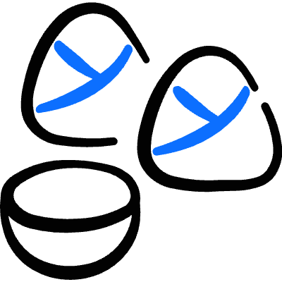 Asian Food Samosa Icon from Freehand Duotone Set