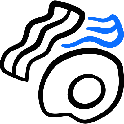 Breakfast English Icon from Freehand Duotone Set