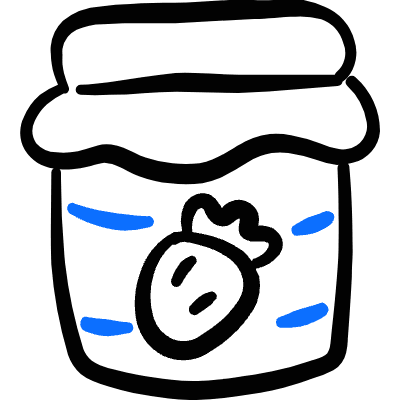 Cake Jam Icon from Freehand Duotone Set