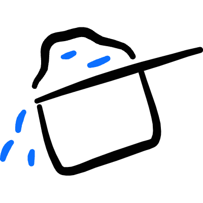 Cake Sifter Icon from Freehand Duotone Set