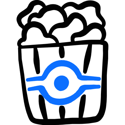 Candy Popcorn Icon from Freehand Duotone Set