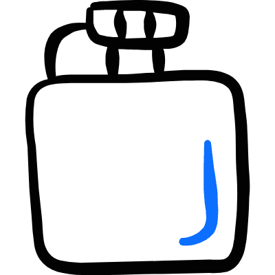 Spirits Flask Icon from Freehand Duotone Set