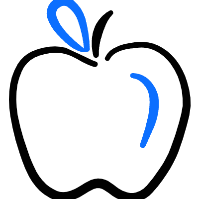 Fruit Apple Icon from Freehand Duotone Set