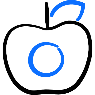 Fruit Apricot Slice Icon from Freehand Duotone Set