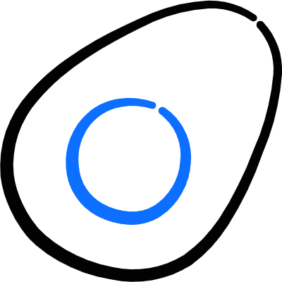 Fruit Avocado 2 Icon from Freehand Duotone Set