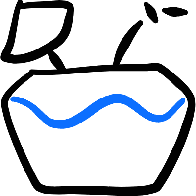 Fruit Coconut Drink 1 Icon from Freehand Duotone Set