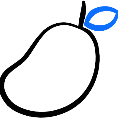 Fruit Mango 1 Icon from Freehand Duotone Set