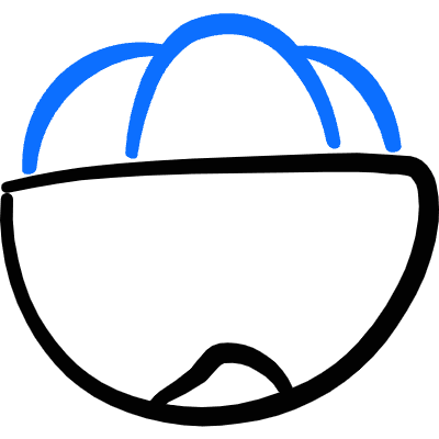 Fruit Mangosteen Slice 1 Icon from Freehand Duotone Set