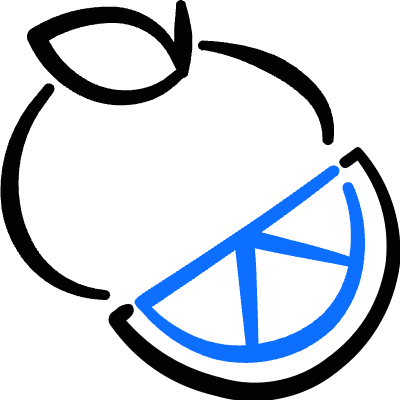 Fruit Orange Grapefruit Icon from Freehand Duotone Set