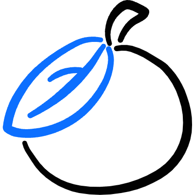 Fruit Orange Icon from Freehand Duotone Set