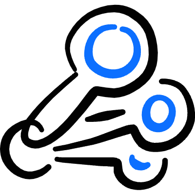 Kitchenware Measuring Spoon Set Icon from Freehand Duotone Set