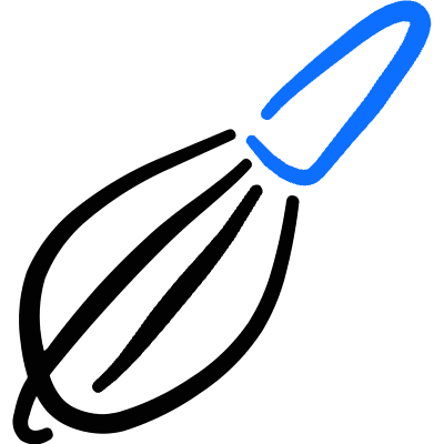 Kitchenware Whisk Icon from Freehand Duotone Set