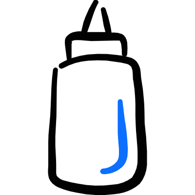 Oil Bottle Icon from Freehand Duotone Set