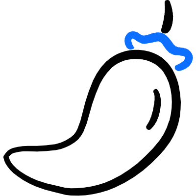 Seasoning Chilli Icon from Freehand Duotone Set