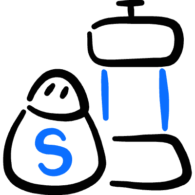 Seasoning Salt Pepper Icon from Freehand Duotone Set