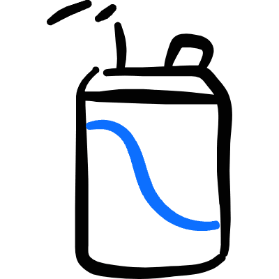 Soft Drinks Can Icon from Freehand Duotone Set