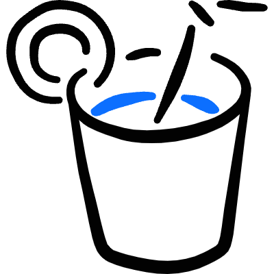 Soft Drinks Fruit 1 Icon from Freehand Duotone Set