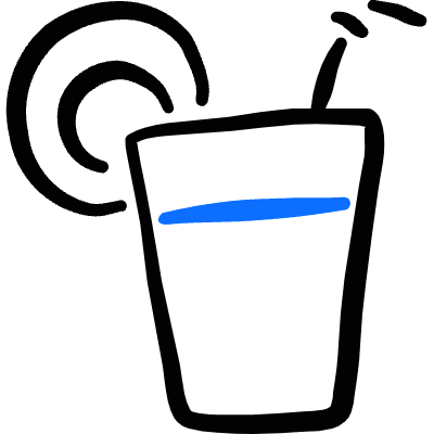 Soft Drinks Fruit Icon from Freehand Duotone Set