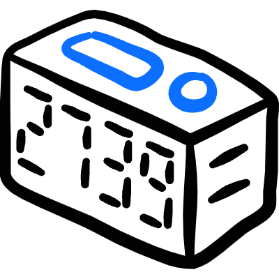 Tools Kitchen Digital Timer Icon from Freehand Duotone Set