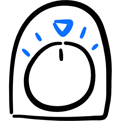 Tools Kitchen Timer Icon from Freehand Duotone Set