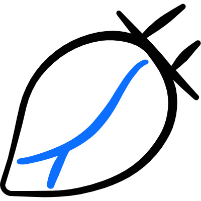 Vegetable Banana Flower Icon from Freehand Duotone Set