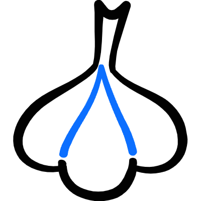 Vegetable Garlic 1 Icon from Freehand Duotone Set