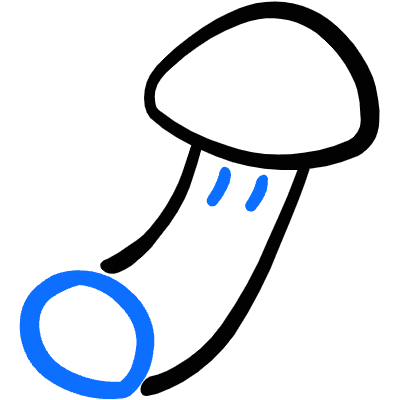 Vegetables Mushroom 1 Icon from Freehand Duotone Set