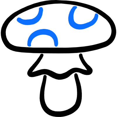 Vegetables Mushroom 2 Icon from Freehand Duotone Set