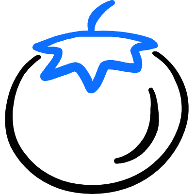 Vegetables Tomato Icon from Freehand Duotone Set