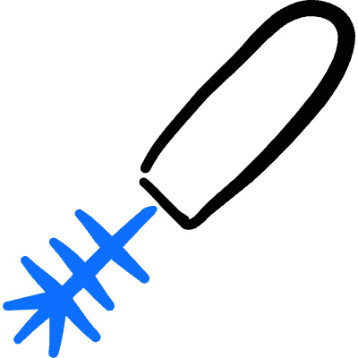 Bathroom Cleaning Brush Icon from Freehand Duotone Set