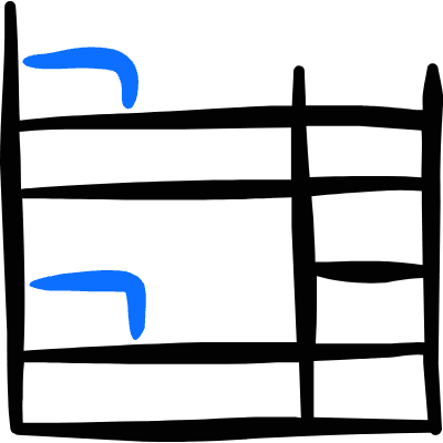 Bed Bunk Icon from Freehand Duotone Set