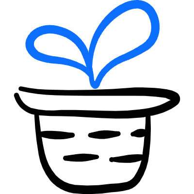 Decoration Flower Pot Icon from Freehand Duotone Set