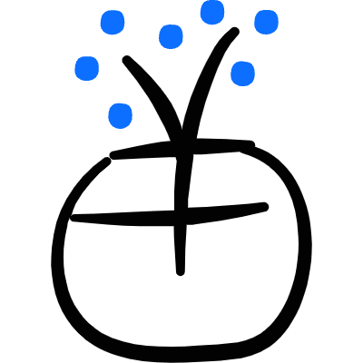 Decoration Flower Vase Icon from Freehand Duotone Set