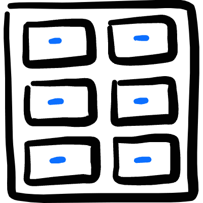 Dresser Drawers 3 Icon from Freehand Duotone Set