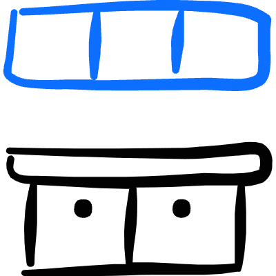 Kitchen Storage Icon from Freehand Duotone Set