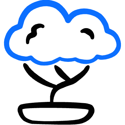 Plant Decoration Bonsai Icon from Freehand Duotone Set