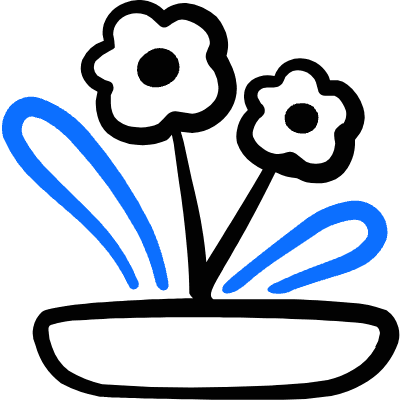 Plant Decoration Flower Pot Tray Icon from Freehand Duotone Set