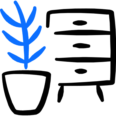 Plant Decoration Pot Room Interior Indoor 1 Icon from Freehand Duotone Set