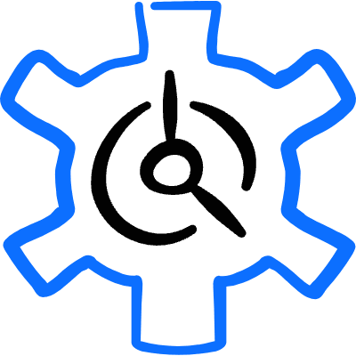 Steampunk Decoration Clock Icon from Freehand Duotone Set