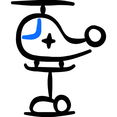 Ambulance Helicopter 1 Icon from Freehand Duotone Set