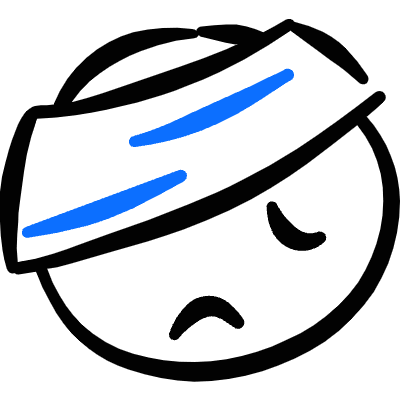 Bandage Head Injury Icon from Freehand Duotone Set