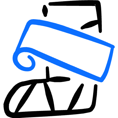 Cast Leg Icon from Freehand Duotone Set